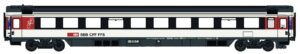 EC passenger coach, 2nd class Bpm SBB, Ep.V-VI, refit