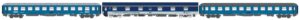 Set of 3 night train coaches CD/RDC, Ep.VI, NJ408, Set II