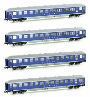 4er Set Liegewagen DB/ TOUROPA, Ep.IIIb, Set 1