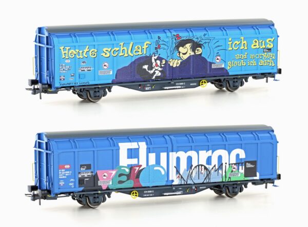 Schiebewandwagen Hbbillns SBB, Ep.VI, Graffiti-Serie (1)