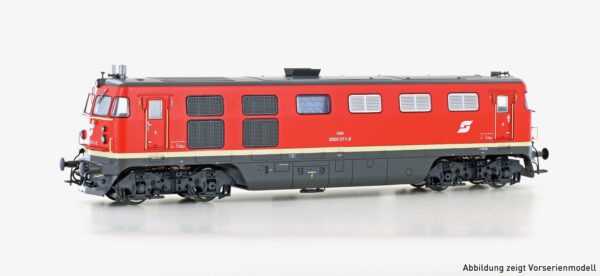 Diesellok Rh 2050.011 ÖBB, Ep.IV-V, orange, AC Sound