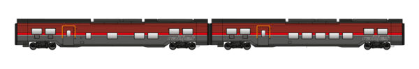 2er Set Railjet Wagen DANI ÖBB, Ep.VI, AC