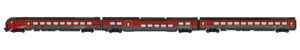 Set of 3 RJ coaches with DANI ÖBB control car, Ep.VI, AC