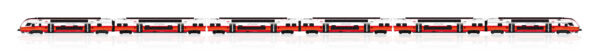 Rh 4736 KISS multiple unit, 6-piece. ÖBB Cityjet, Ep.VI