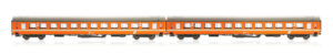 2er Set UIC-X Personenwagen 2.Kl. ÖBB, Ep.III, orange