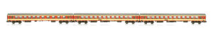Set of 3 UIC-X passenger coaches ÖBB, Ep.IV, economy paint