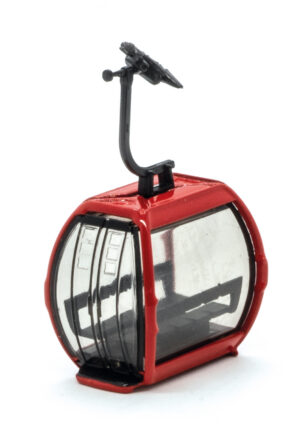H0 Gondel Omega V, rot 1:87