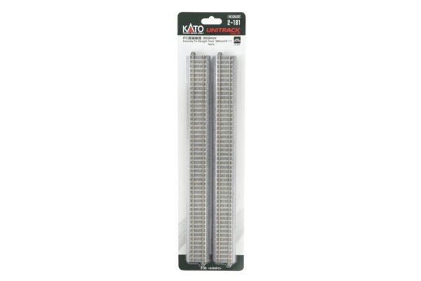 Straight track 369mm with concrete sleepers (4 pcs.)