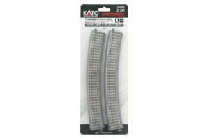 Curved track R730mm 22.5° superelevated with concrete sleepers (4 pcs.)