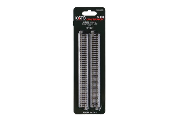 Track straight 186mm 4. pcs.