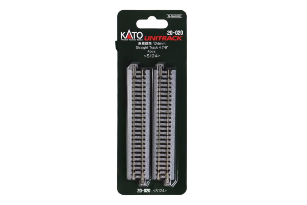 Track straight 124mm 4 pcs.