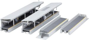 Vorstädtischer Außenbahnsteig DX Set (4-teiliges Set)