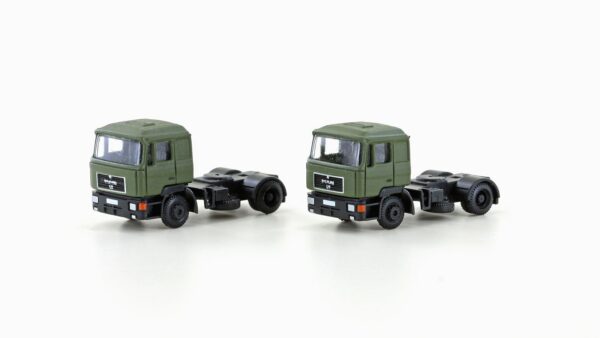 Set of 2 MAN F90 SZM, 2-axle, olive