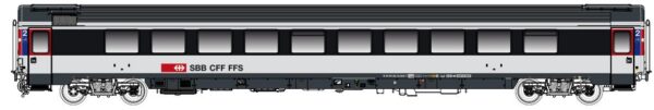 Personewagen SBB UIC Z1 gr/weiß/rot Ep.V/VI Fahrradlogo