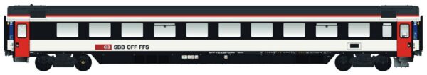 EC passenger coach, 2nd class Bpm SBB, Ep.VI, new color scheme