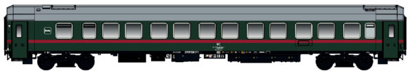 Schlafwagen WLABmee BC, Ep.V, grün