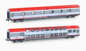 Set of 2 sleeping cars WLABmz + WLBmz ÖBB, Ep.V