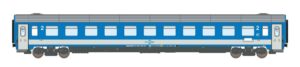 Passenger coach Bmz 21-91.1, 2nd class MAV, EP.V, EC25/24, 2nd no.