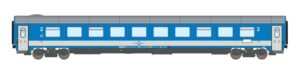 Passenger coach Bpmz 20-91, 2nd class MAV, Ep.V, EC25/24, 3rd no.