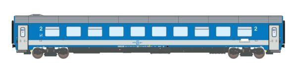 Passenger coach Bpmz 20-91, 2nd class MAV, Ep.V, EC25/24, 3rd no.