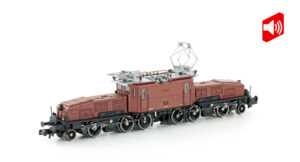 Electric locomotive Ce6/8 II Swiss Crocodile brown SBB Ep.IV Sound