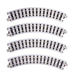 Narrow-gauge track curved R183mm 45°