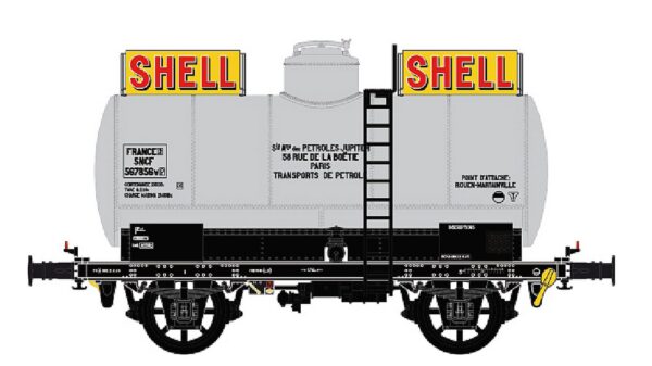 Kesselwagen OCEM SNCF/SHELL, Ep.IIIa