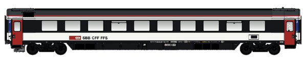 EC Personenwagen, 2.Kl. Bpm SBB, Ep.VI, neue Farbgebung