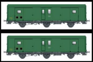 2er Set Packwagen Dqd2m SNCF, Ep.IIIc/d, Schlußlicht
