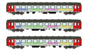 Set of 3 couchette coaches UIC-Y, Bc Snälltaget, Ep.V-VI
