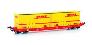 Container wagon Sgkkms 698 DB Cargo, Ep.VI, DHL