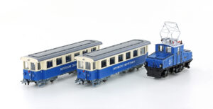 Zugspitzbahn AEG valley locomotive with 2 carriages 1:160
