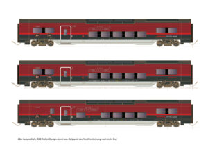 Railjet DANI Set 2, 3-tlg. ÖBB, Ep.VI