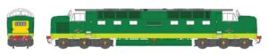 Class 55 BR diesel locomotive, Ep.III, #D9021