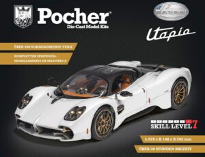 POCHER Pagani Utopia Coupé - Bianco Perla 1:8