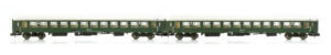 2er Set UIC-X Personenwagen 2.Kl. ÖBB, Ep.IV, grün