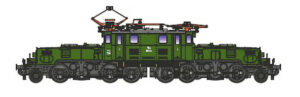Electric locomotive Rh 1189 ÖBB, Ep.IV, green, sound
