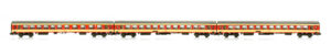 Set of 3 UIC-X passenger coaches ÖBB, Ep.IV, economy paint