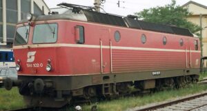 Electric locomotive Rh 1044 ÖBB, Ep.IV-V, blood orange