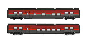 Set of 2 Railjet coaches DANI ÖBB, Ep.VI, Basic