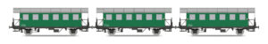 3er Set Personenwagen BiH ÖBB, Ep.III, grün