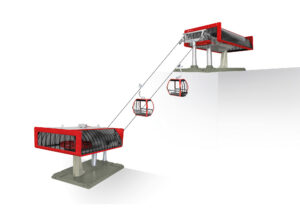 Gipfelbahn D-Line professional set black/red 1:32