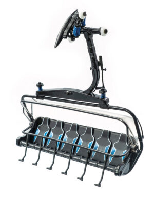 6er Sessel D-Line schw./blau 1:32