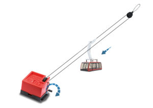 Kronos 1 Gondel Handb rot 1:32