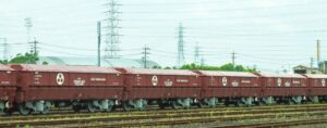 Set of 8 ballast wagons Hoki 2000 Yabashi Kogyo, Ep.V-VI
