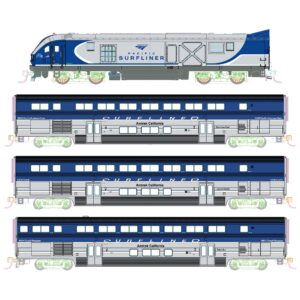 Train set Siemens SC-44 + 3 Surfliner Amtrak, Ep.VI