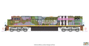 Diesel locomotive EMD SD70ACu CP, Ep.VI, #6644 (D-Day)