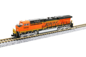 Diesel locomotive GE ES44AC BNSF, Ep.VI, #5858, Swoosh