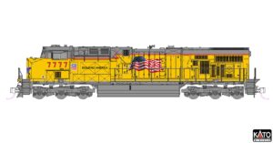 Diesel locomotive GE ES44AC UP, Ep.VI, #7777, Building America