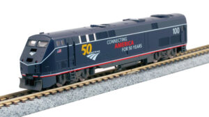 Diesel locomotive GE P42 Amtrak, Ep.VI, #100, 50th An., blue